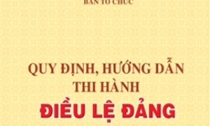 Xuất bản sách Quy định, hướng dẫn thi hành Điều lệ Đảng